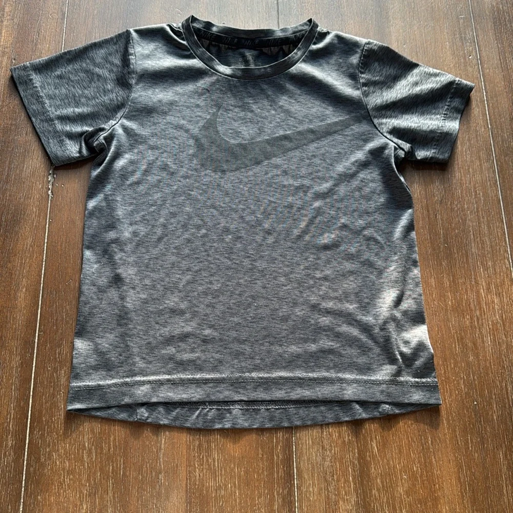 Two (2) Size 6-7YRS Nike dry fit swoosh and Cotton blend just do it tees